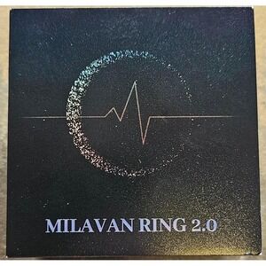 MILAVAN RING 2.0‎ SMART RING SIZE 10 USB CHARGING MAGNETIC IP68 WATERPROOF